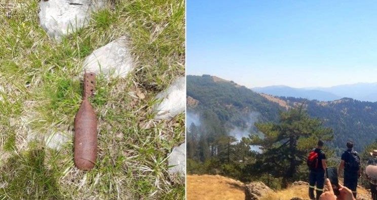 Zjarr pranë kufirit me Greqinë/ Forcat shqiptare në gatishmëri totale, zona e minuar