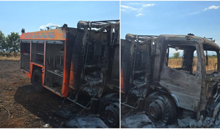 Zjarre në Malësinë e Madhe/ Digjet një automjet zjarrfikës, lëndohet një punonjës