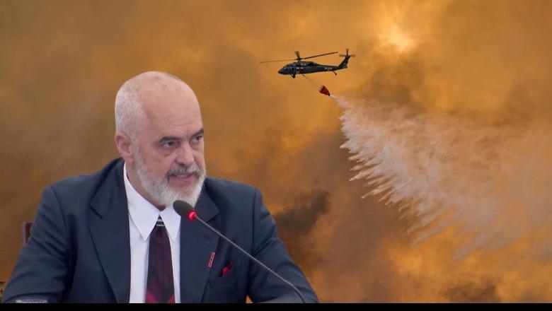 Zjarret në vend, Rama: Ditë sakrifice dhe krenarie për strukturat shtetërore