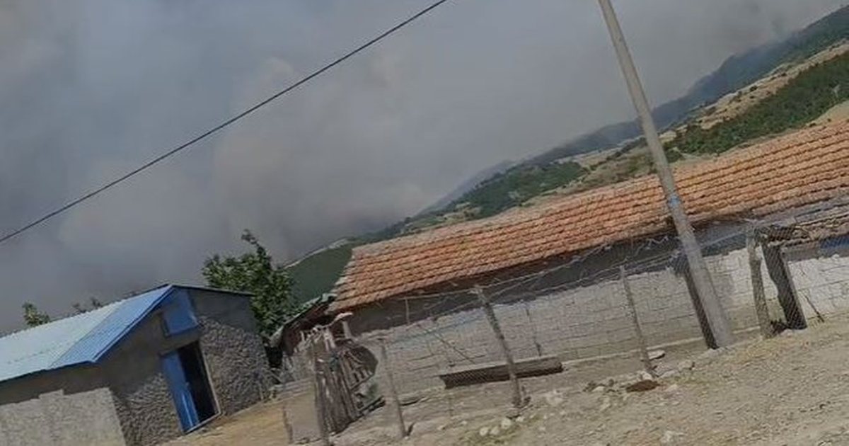 Zjarret rrethojnë fshatrat në Gramsh, gruaja me dy fëmijë bllokohet në një fermë