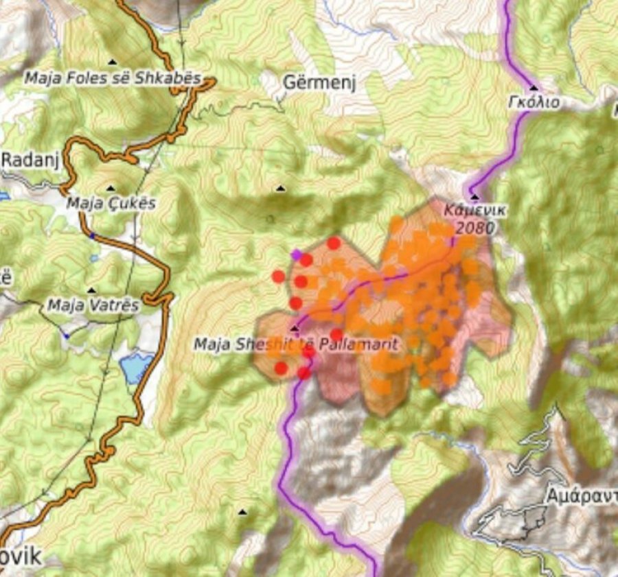 Zjarri në parkun natyror të Gërmenjës, ja si paraqitet situata ditën e sotme