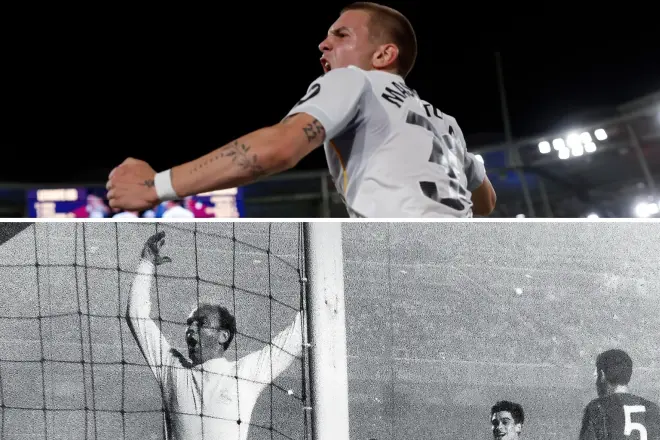 23.09, koincidenca e bujshme përbashkuese e Mastantuono dhe Di Stéfano te Real Madridi