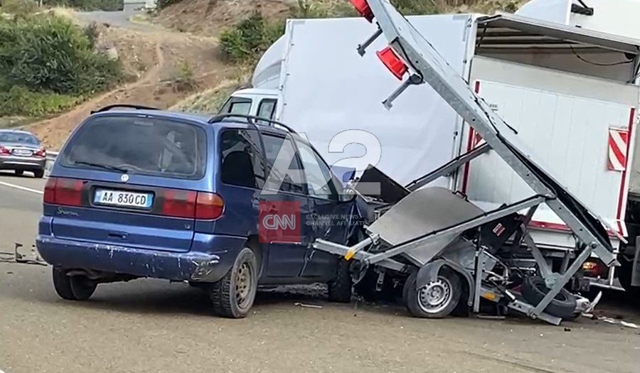 Aksident i 6-fishtë në kufirin Shqipëri-Kosovë