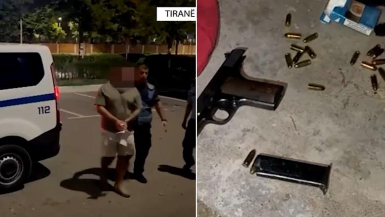 Arrestohet 35-vjeçari/ Fshehu armë në depozitën e ujit, i gjenden edhe municion luftarak dhe kokainë