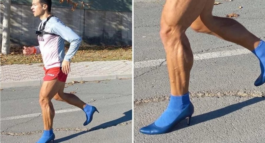 Atleti spanjoll thyen rekordin botëror duke vrapuar 100 metra mbrapsht me taka të larta