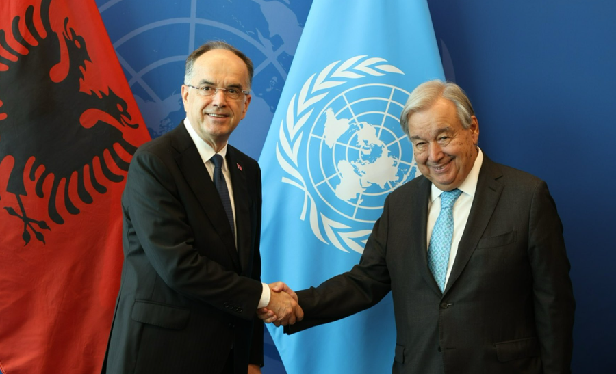 Begaj takim me Sekretarin e Përgjithshëm të OKB-së, zbardhen temat e diskutimit