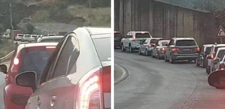 Çfarë ndodhi? Elbasani i “paralizuar” nga trafiku, radhë kilometrike bllokohen qindra automjete