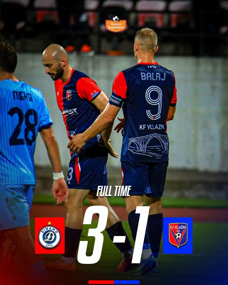 Dinamo tregon muskujt në kampionat, thyen  3-1 Vllazninë dhe shfaqet pretendente për titull