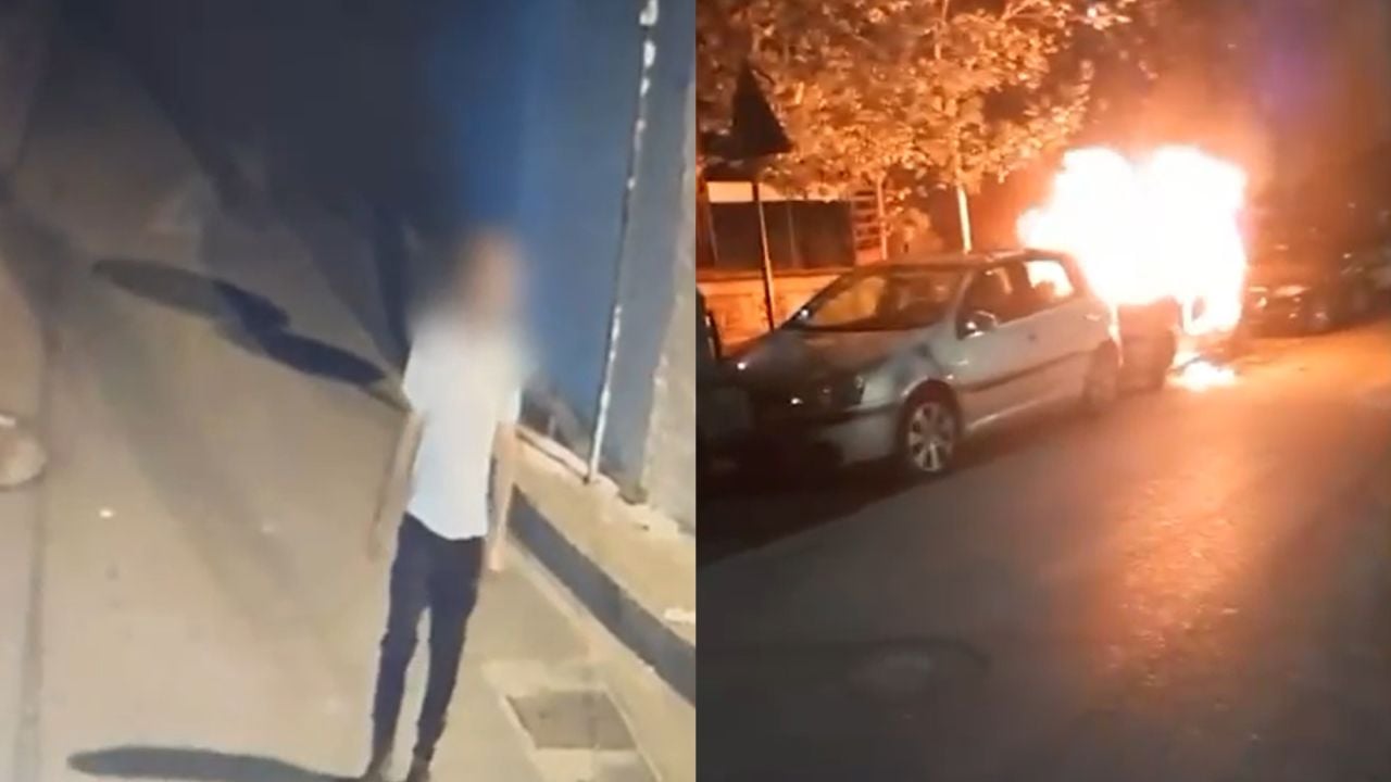 Dogji makinën e 43-vjeçares në Tiranë, arrestohet autori, kamerat kapin momentin kur i ve flakën automjetit