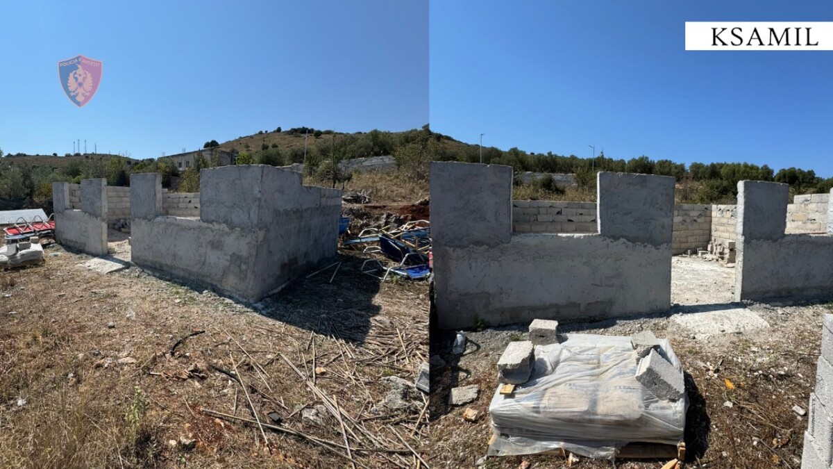 Dy ndërtime pa leje në Ksamil, arrestohen 4 persona, një tjetër shpallet në kërkim