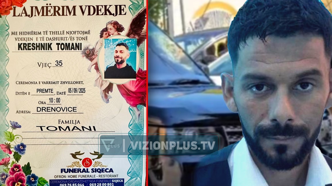 E përplasi 17-vjeçari me “Range Rover”, ndërron jetë pas 10 ditësh në koma Kreshnik Tomani, baba i tre fëmijëve