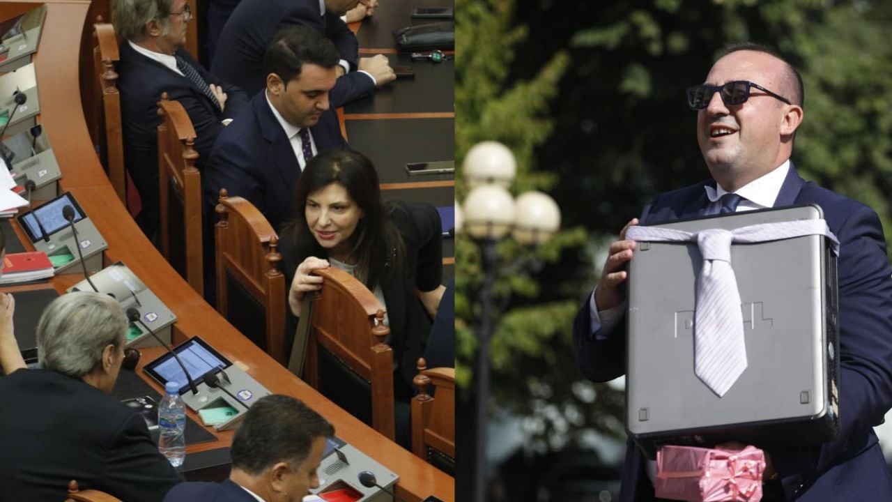 FOTOT/ Topalli flet me Berishën, Korreshi rrëmben vëmendjen me ‘burrin’ e Diellës, çfarë nuk u pa sot në Kuvend