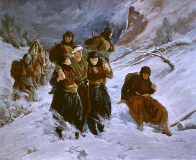 Historia e rrallë e pikturës “Nënat labe”, ishte pjesë e ekspozitës kombëtare më 1986