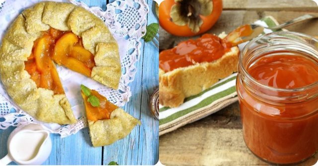 Hurmat, frutin e artë të vjeshtës mund ta përdorni dhe në ëmbëlsira