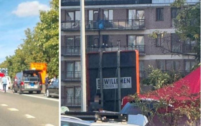 I riu shqiptar gjendet i varur në tabelën sinjalizuese në rrugët e Brukselit, mediat vendase: Metoda e njëjtë me ato që përdorin bandat meksikane