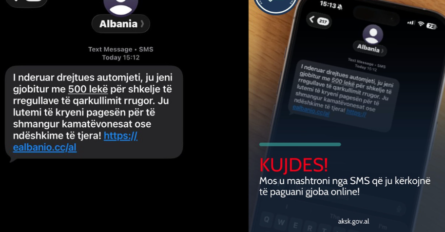 “Jeni gjobitur”, AKSK apel qytetarëve: Mos i hapni këto SMS në telefonin tuaj