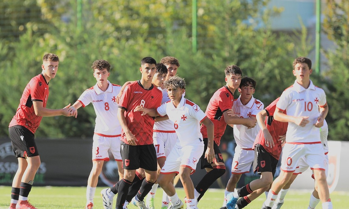Kombëtarja U-15 nuk fiton dot as ndaj Maltës, kuqezinjtë mposhten 1-2