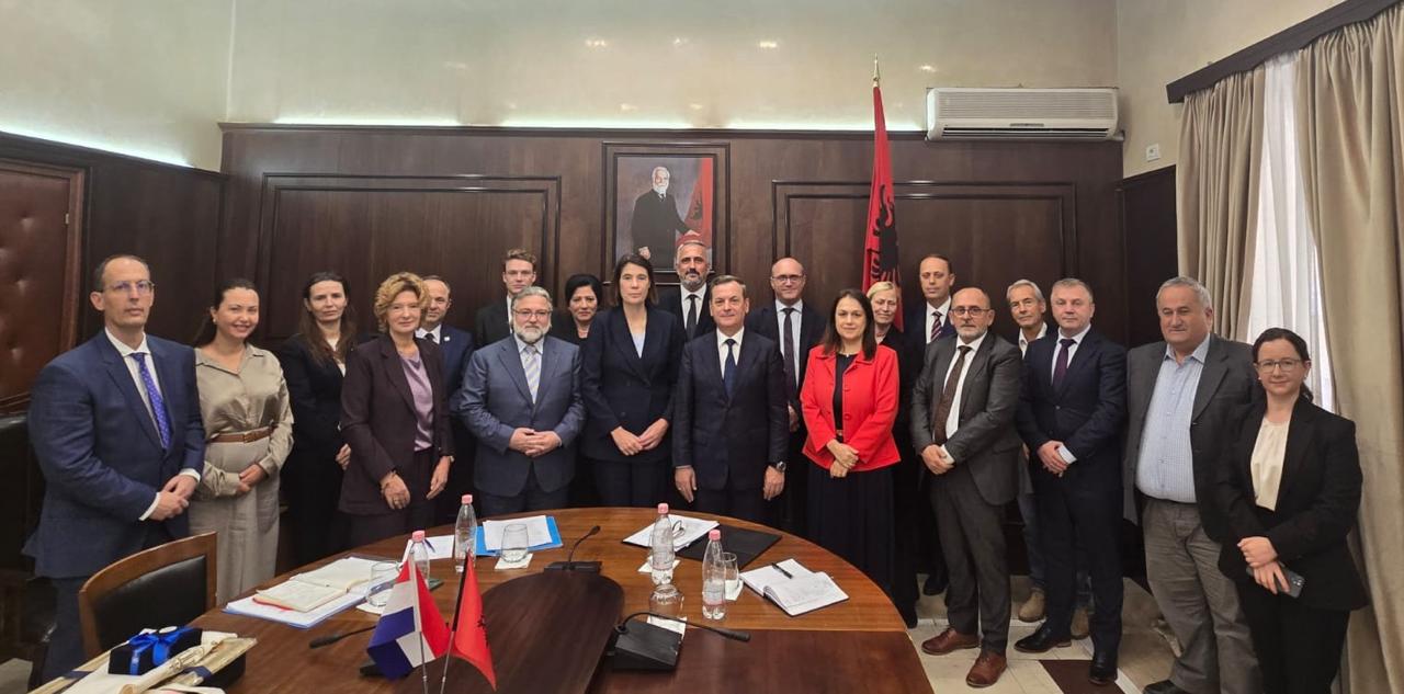 Kryetari i Gjykatës së Lartë, Sokol Sadushi pret homologen nga Holanda: Të nxisim dialogun institucional