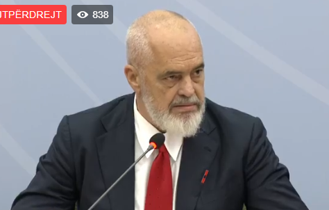 LIVE/ Kryeministri Rama prezanton ministren e Punëve të Brendshme, Albana Koçiun