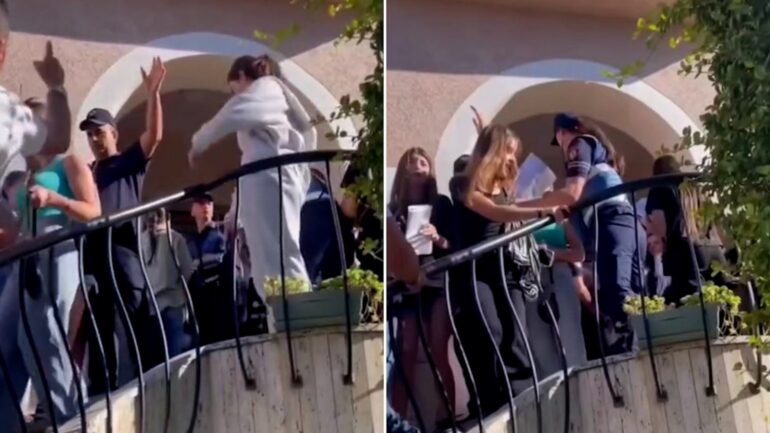 “Lufta” për dhomën në konvikt, policia nxjerr me forcë studentet nga sporteli i regjistrimeve (VIDEO)