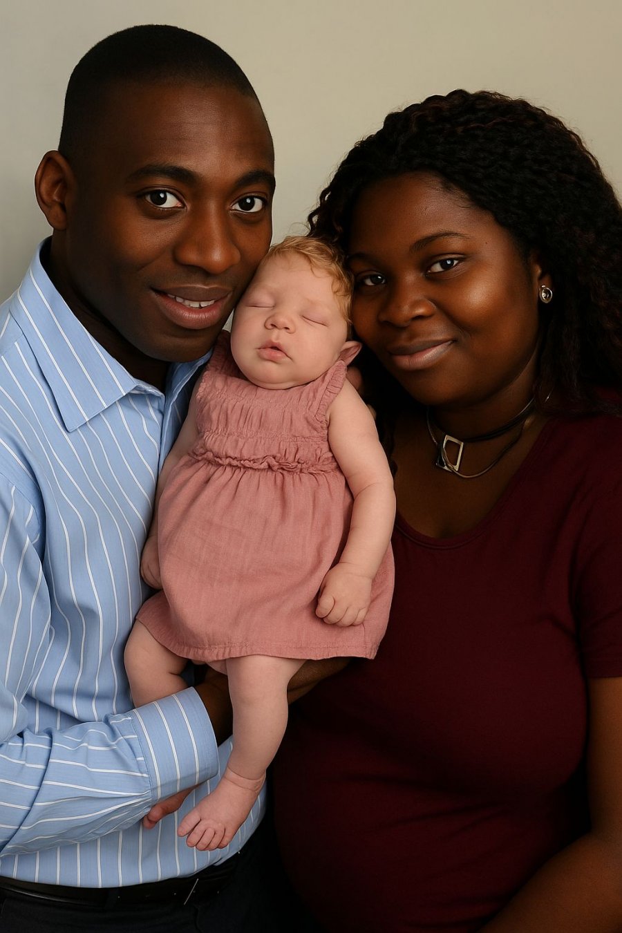 ‘Mrekulli’ në Londër rasti i çiftit nigerian që lindën vajzë të bardhë, bjonde e sy blu