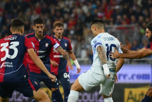 Nga një gol për secilën pjesë, Inter ia del në Sardegna