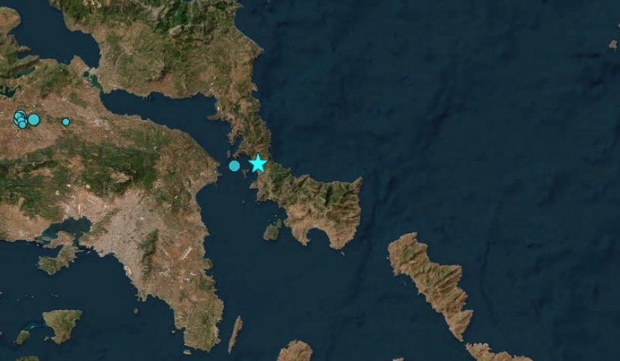 Një tërmet me magnitudë 5.2 ballë trondit bregun jugperëndimor të ishullit Evia në Greqi