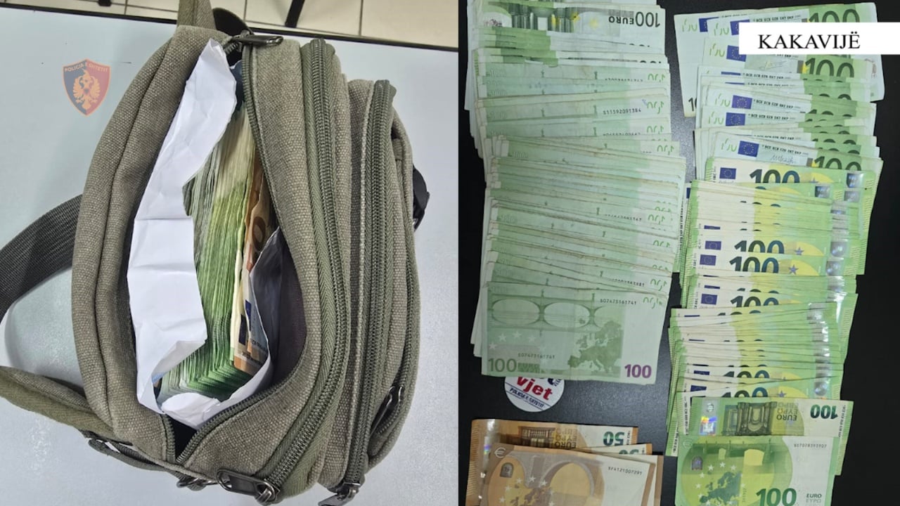 Nuk deklaruan paratë në kufi, sekuestrohen mbi 32 mijë euro, dy të proceduar
