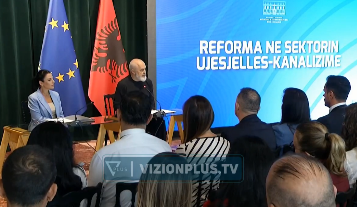 Operator kombëtar për ujin, Rama: I japim fund abuzimeve. Plan edhe për heqjen e depozitave nga pallatet