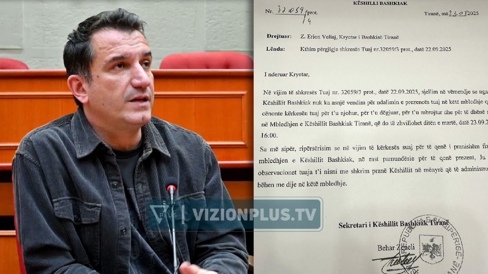 Sekretari i Këshillit bashkiak letër Veliajt: Nuk ka asnjë vendim ndalimi për prezencën tuaj!