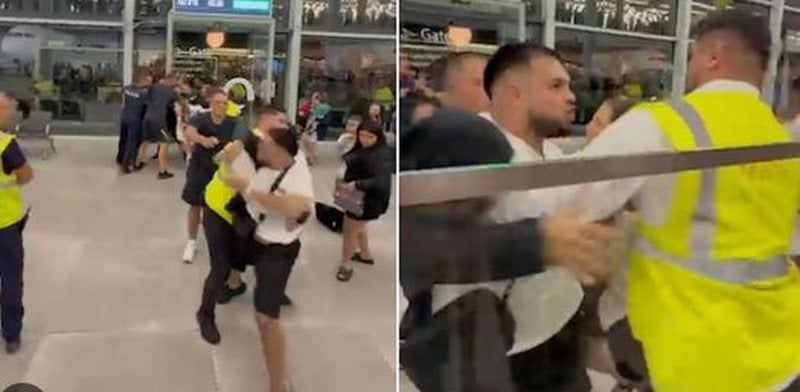 Sherri në aeroportin e Rinasit, policia: 18 familjarë që udhëtonin me çarter, donin të kalonin të gjithë bashkë në ‘check in’