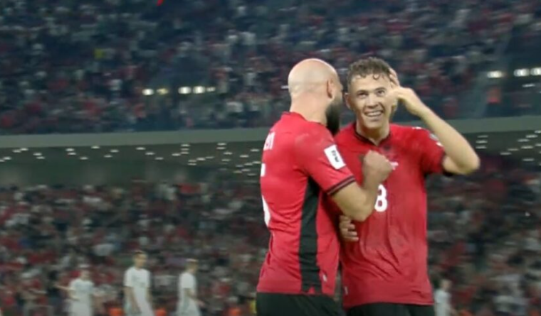 Shqipëri-Letoni, kuqezinjtë e mbyllin në avantazh pjesën e parë