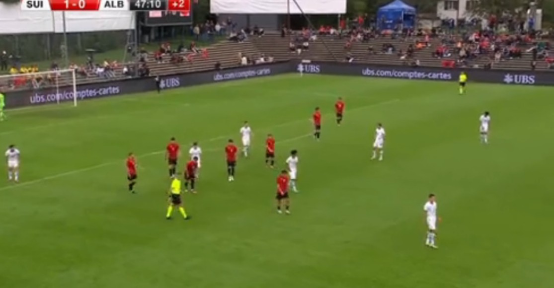 Shqipëria U21 e pafat, Zvicra fiton falë një autogoli të rrallë