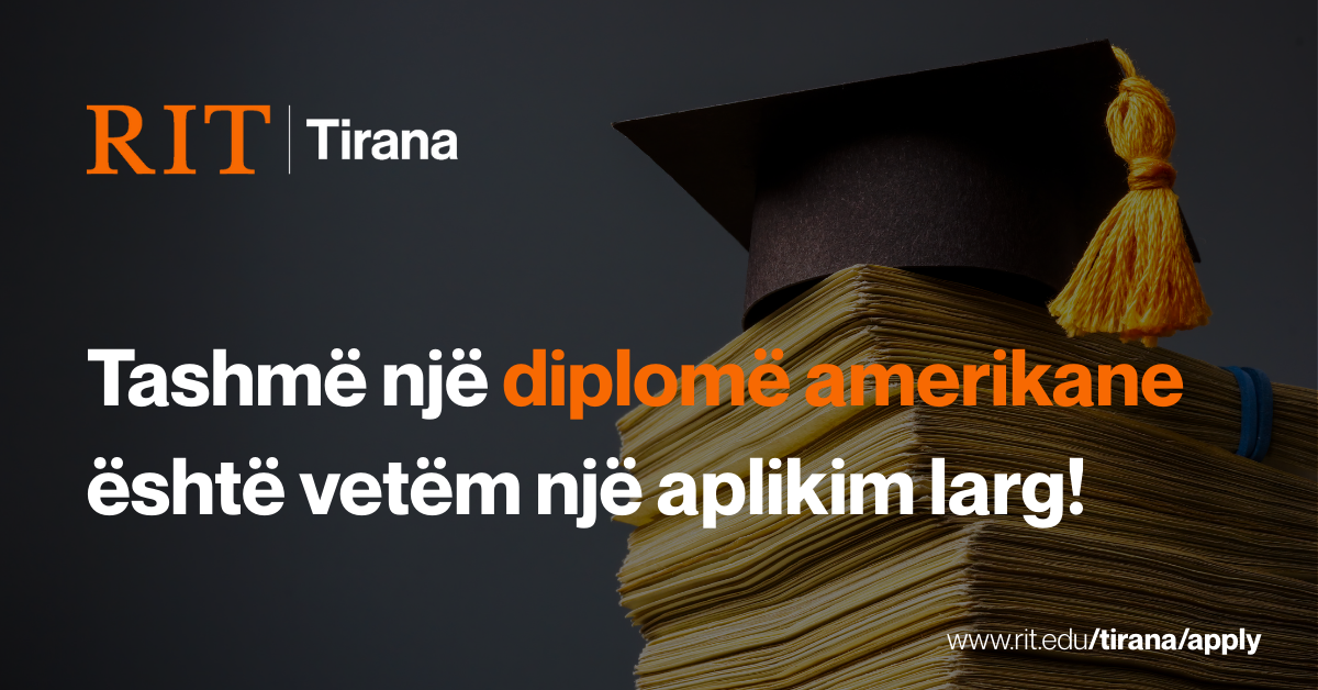 Tashmë një diplomë amerikane është vetëm një aplikim larg