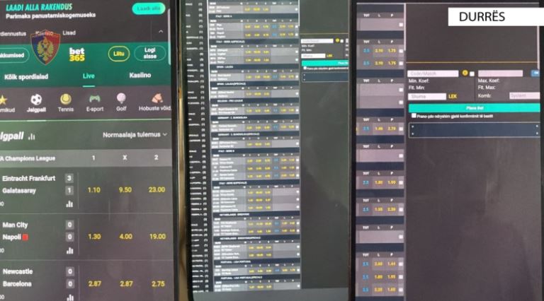 Vendosnin baste sportive përmes telefonave, arrestohet 37-vjeçari dhe vihen nën hetim tre persona të tjerë
