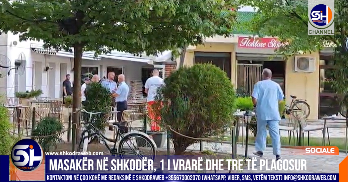 VIDEO – Bilanc tragjik në qendër të Shkodrës, një i vrarë dhe tre të plagosur në atentat…