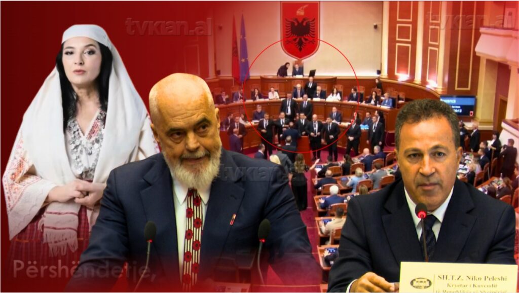 VIDEO / “Lëre mo lëre”, momenti kur Bardhi hedh Kushtetutën drejt Ramës!