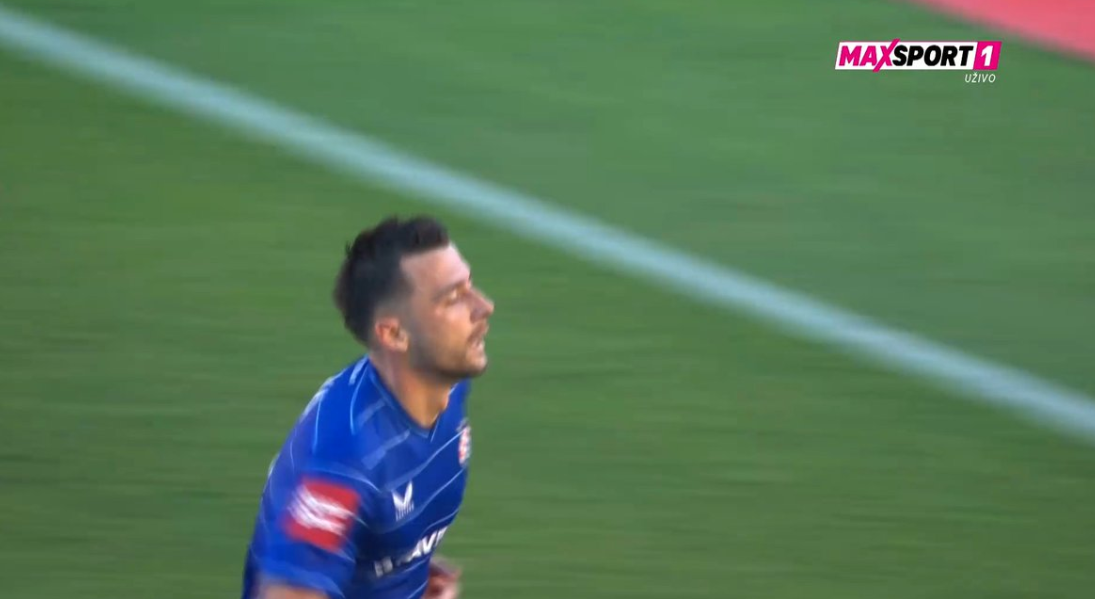 VIDEO/ Nga mesfusha shënon gol te porta e kundërshtarit, Arbër Hoxha trondit Hajdukun e Splitit