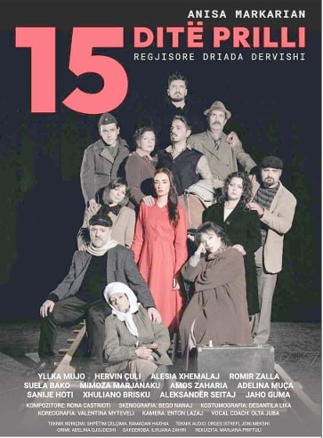 “15 ditë prilli” në teatrin “Migjeni”, një satirë e 15 ditëve nga historia jonë me 12 aktorë që sjellin 50 personazhe