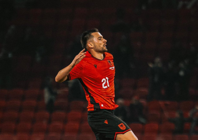 “Ai është në formë brilante”! Dinamo e Zagrebit uron Arbër Hoxhën për Shqipërinë: 2 fitore dhe 1 super gol