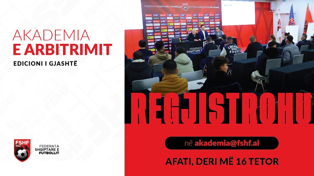 Akademia e Arbitrimit nis më 16 tetor, aplikimet vazhdojnë të jenë të hapura