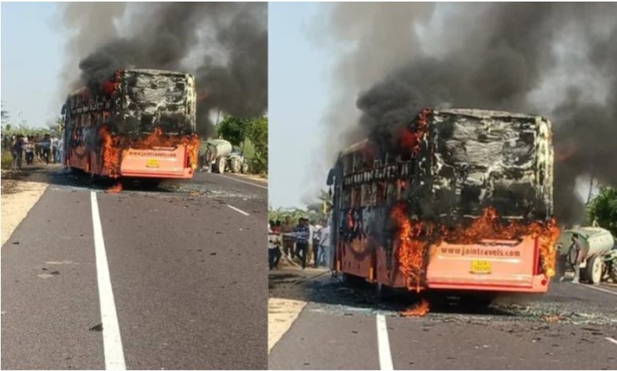 Autobus përfshihet nga flakët, të paktën 20 viktima dhe mbi 10 të plagosur