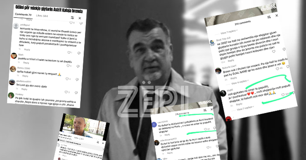 ‘Avni Rustem, të lumtë dora!’/ Mijëra komente pro autorit të vrasjes barbare të gjyqtarit Astrit Kalaja, çfarë po ndodh me shoqërinë shqiptare?