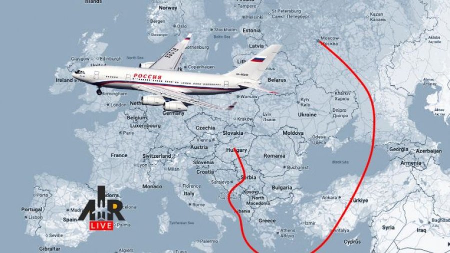 Cilën rrugë do ndjekë avioni i Putin për të shkuar në Budapest për takimin me Trump?