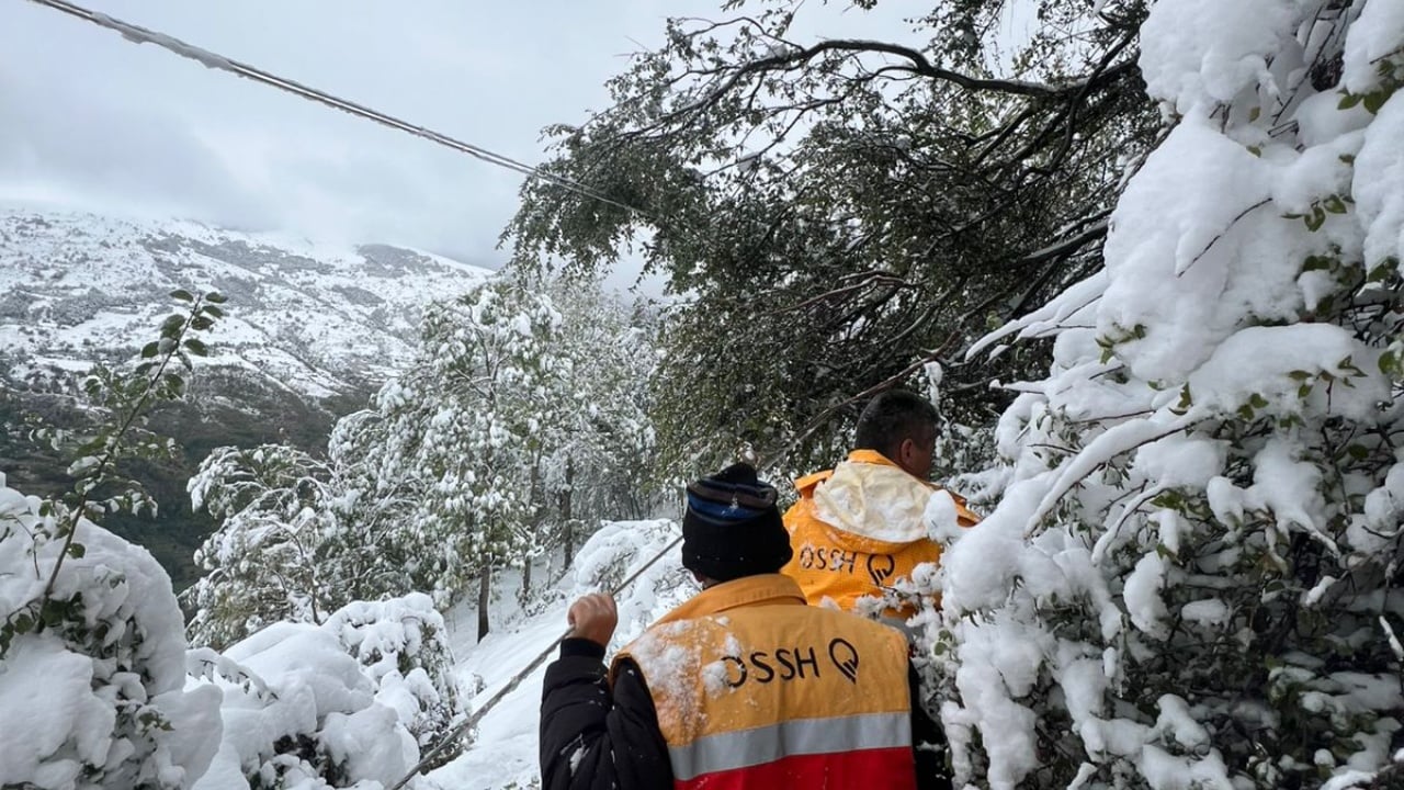 Dëbora dhe erërat e forta shkaktojnë probleme në rrjetin elektrik, 20 familje në Kukës mbeten pa drita