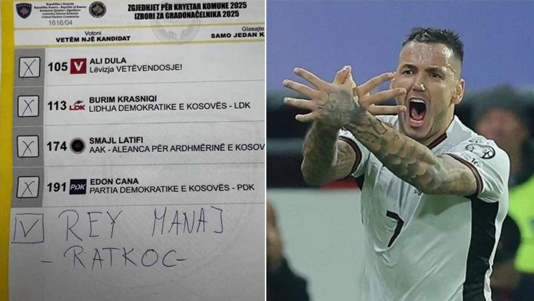 FOTO-LAJM/ Në Kosovë ‘votohet’ Rey Manaj për kryetar komune