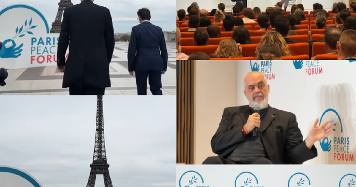 I ftuar nga Macron, Rama vizitë Francë, ndan pamjet nga ‘Forumi i Paqes’ në Paris