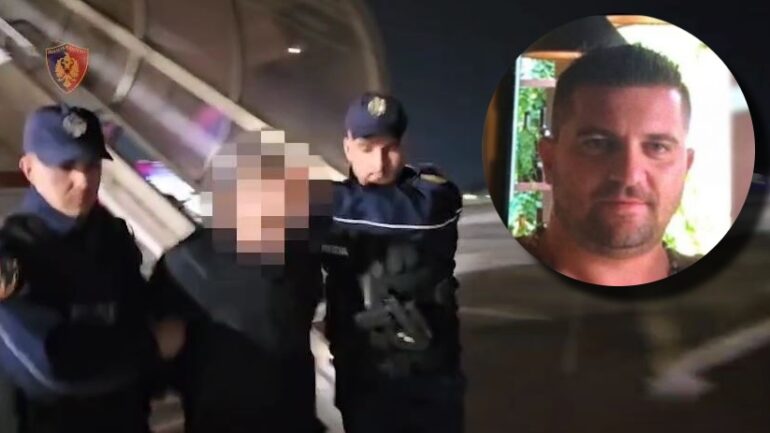 I veshur me të zeza dhe duar të lidhura, Shkëmbi ekstradohet nga Dubai, roli i tij në atentatin ndaj ish-Prokurorit