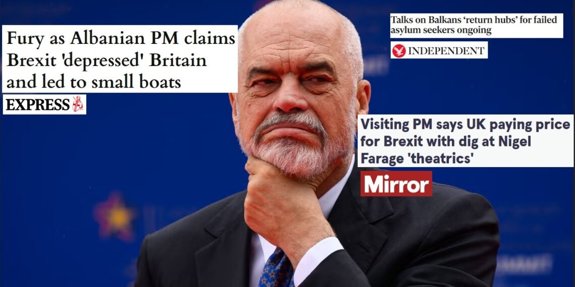 Jeni në depresion”/ Rama zemëron britanikët: Nuk di ç’flet! Shih punët e tua!