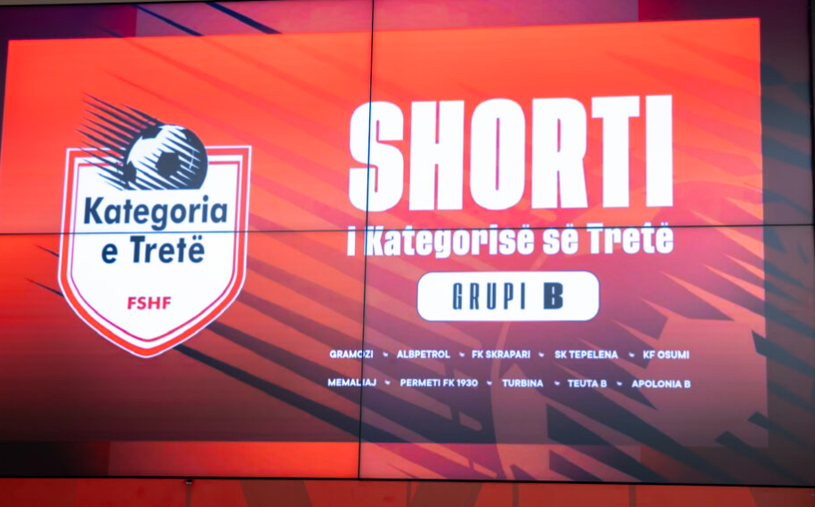 Kategoria e Tretë 2025-2026/ Hidhet shorti, njihuni me kalendarin e plotë të ndeshjeve